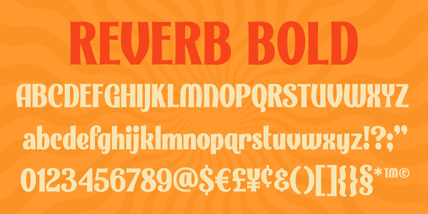 Пример шрифта Reverb Demi Bold